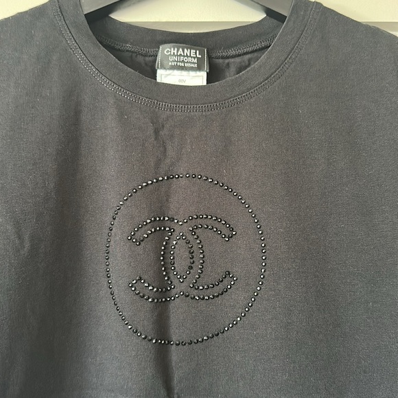 Chanel Uniform Black T-shirt - Picture 2 of 4